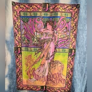 Janis Joplin Nwt Tie Dye Concert Graphic Sleeveless T-Shirt Medium